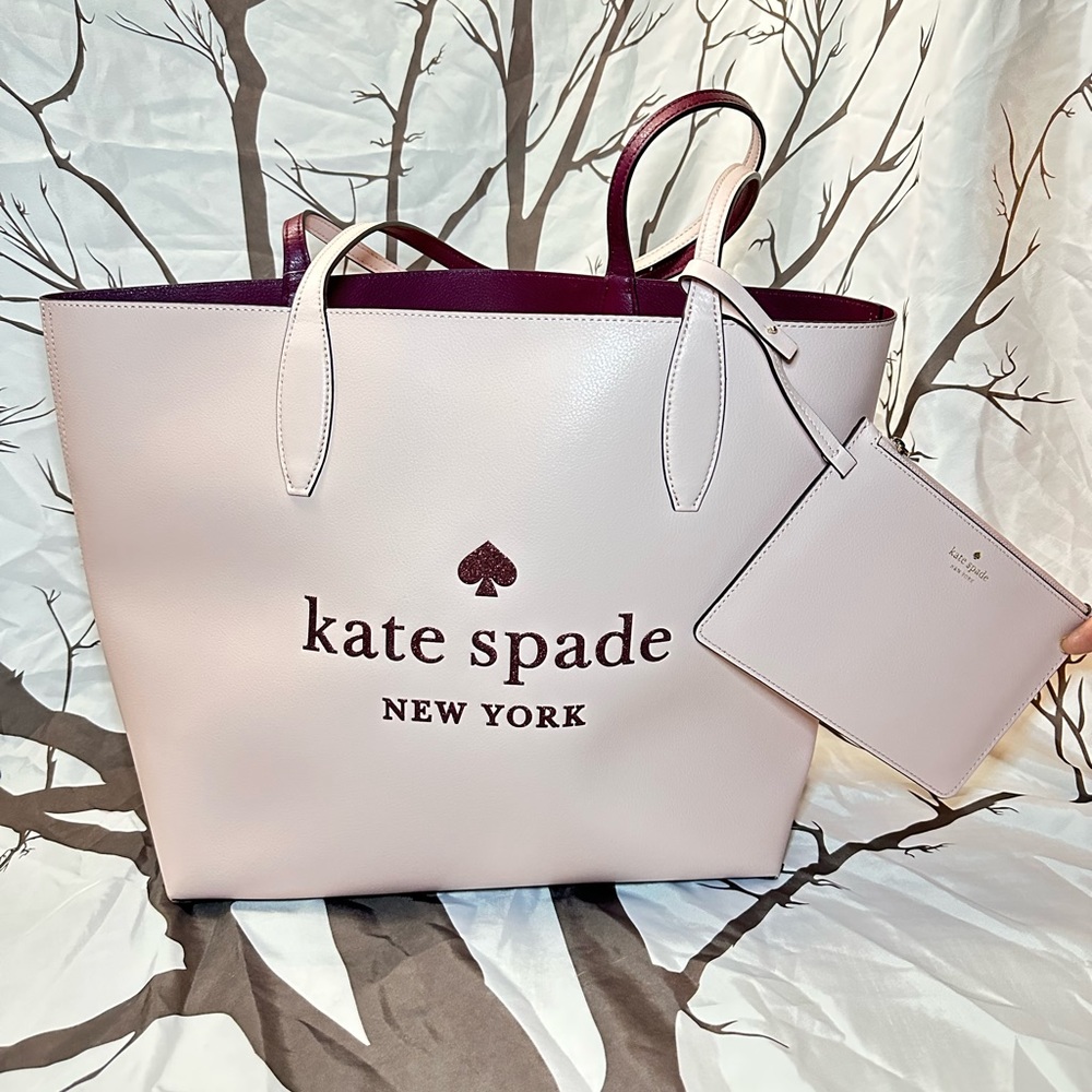 KATE SPADE LARGE LEATHER TOTE